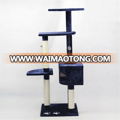 wholesale Cat Jumping Toy with Scratching Wood Climbing Tree for Cat Climbing Frame Cat Furniture Scratching Post